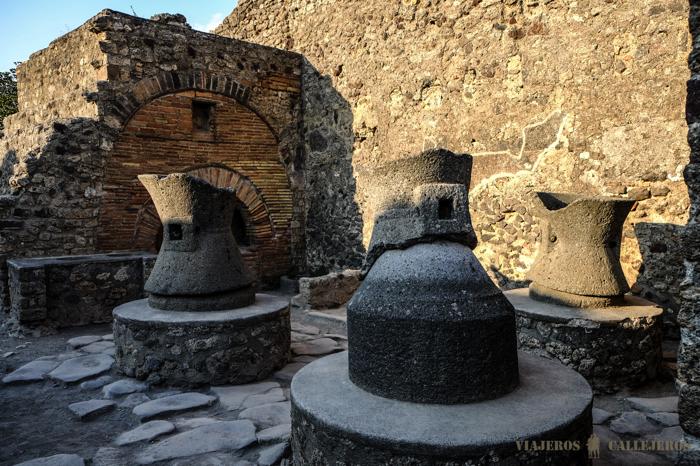 Imagen de uno de los hornos de Pompeya