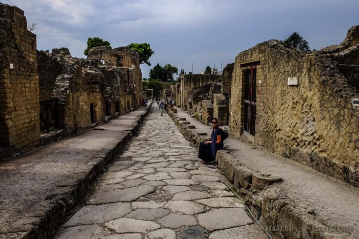 Impresionantes calles de Herculano