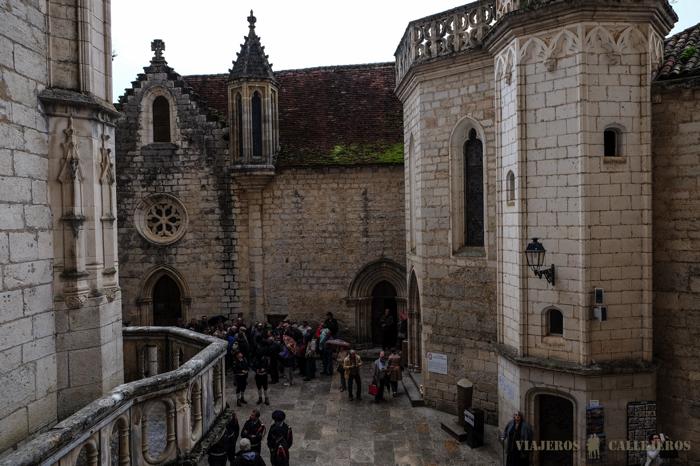 Plaza de las iglesias de Rocamadour