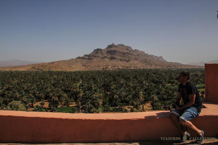 Vistas del palmeral de Agdz
