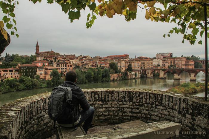 Vistas de Albi desde los Jardines del Palacio de la Berbie