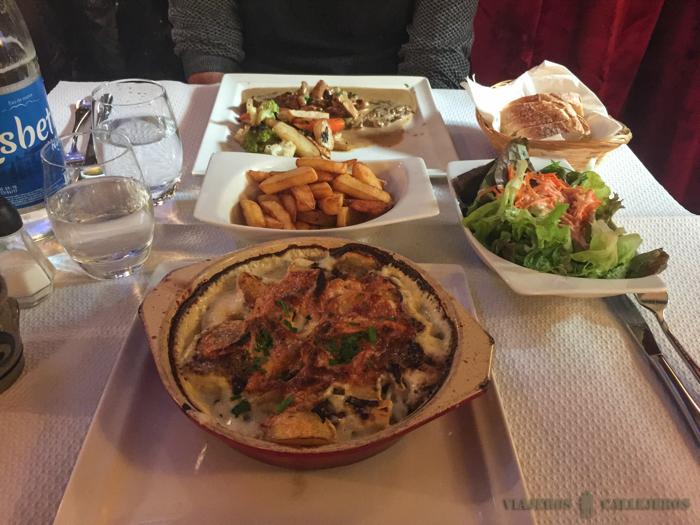 Comiendo en Estrasburgo