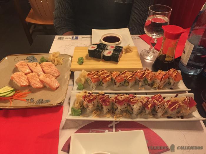 Cena japonesa en Estrasburgo