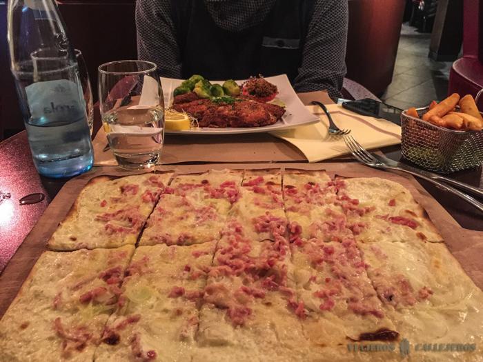 Cenando en Colmar