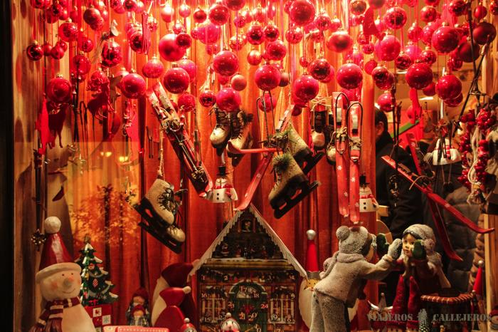 Escaparate navideño en Estrasburgo