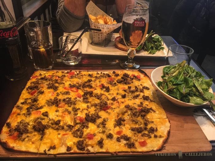 Tarte Flambée en Alsacia