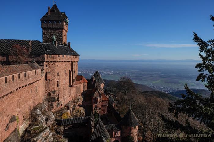 Vistas desde el Castillo de Haut-Koenigsbourg