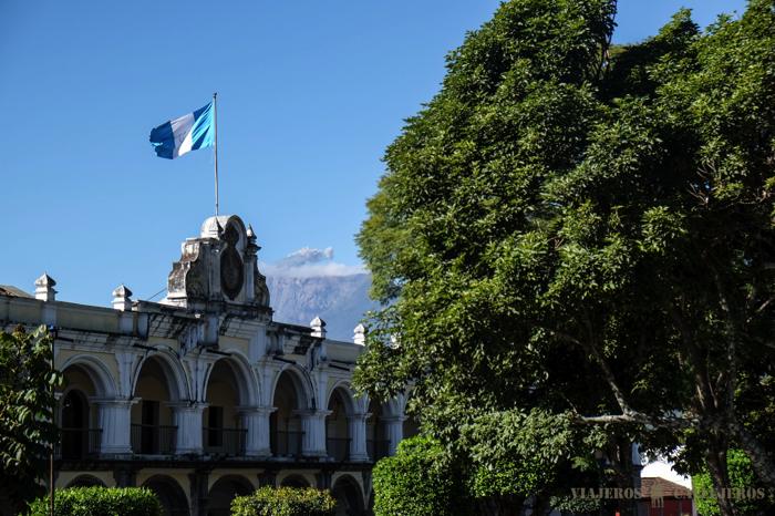 Palacio de los Capitanes Generales en la Plaza Central de Antigua