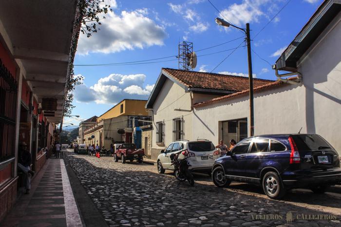 Calle Copán ruinas pueblo