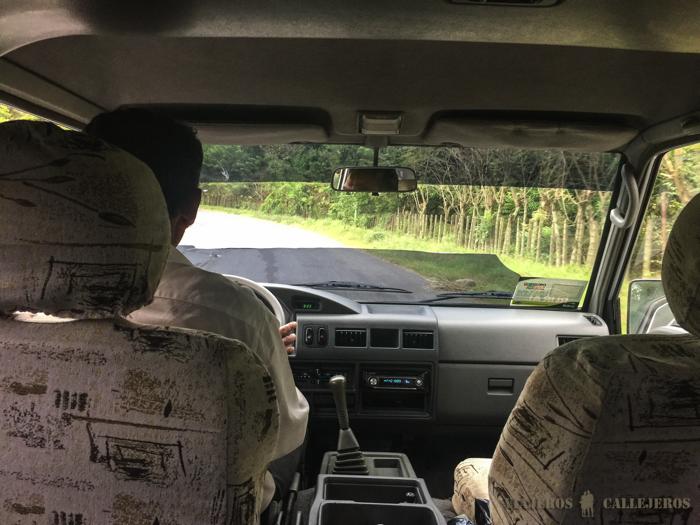 Rodeados de bananos camino a Quiriguá