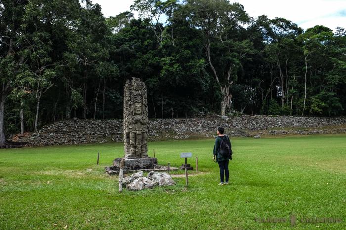 Estela A en Copán