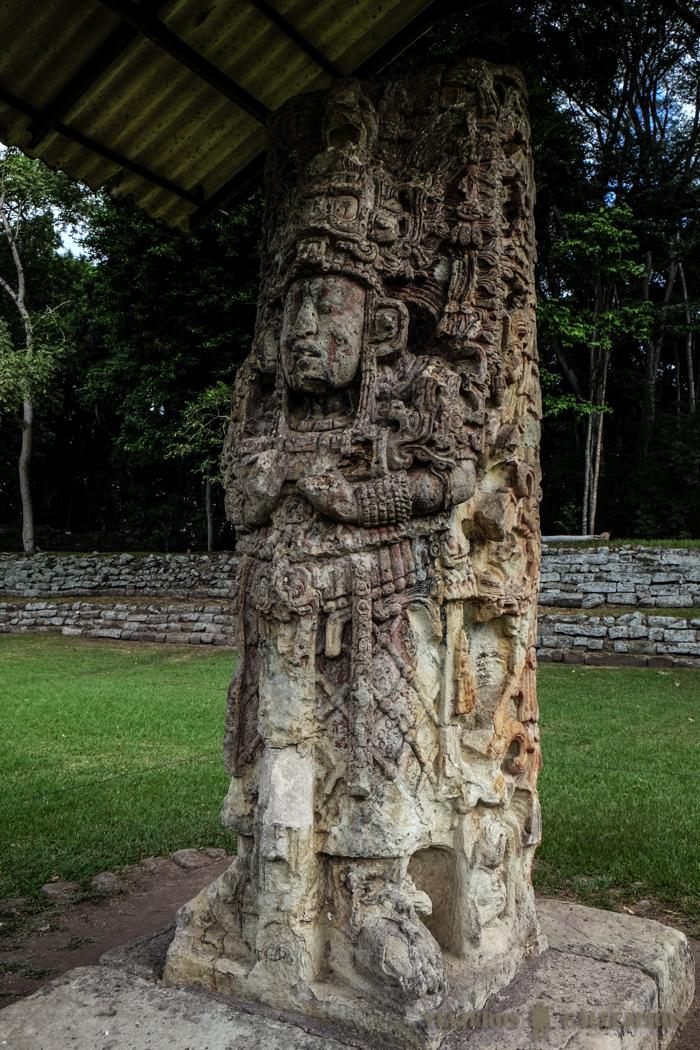 Detalles estela Copán