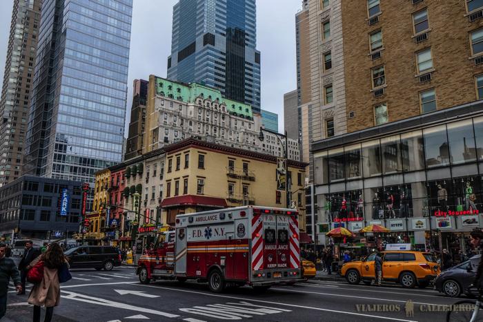 Recién llegados a las calles de Nueva York
