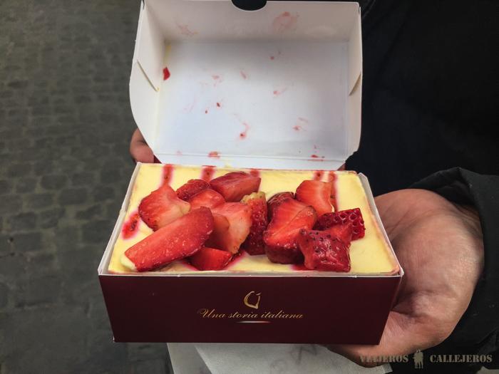 Tiramisú en Roma