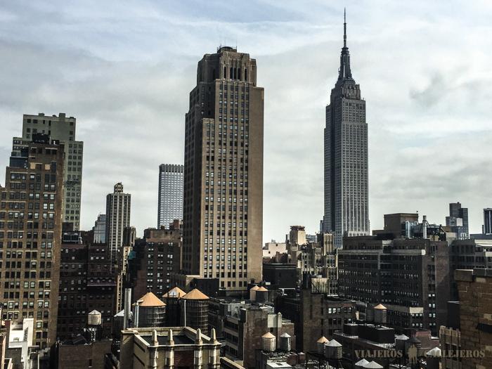 Impresionantes vistas del Empire State desde nuestra habitación