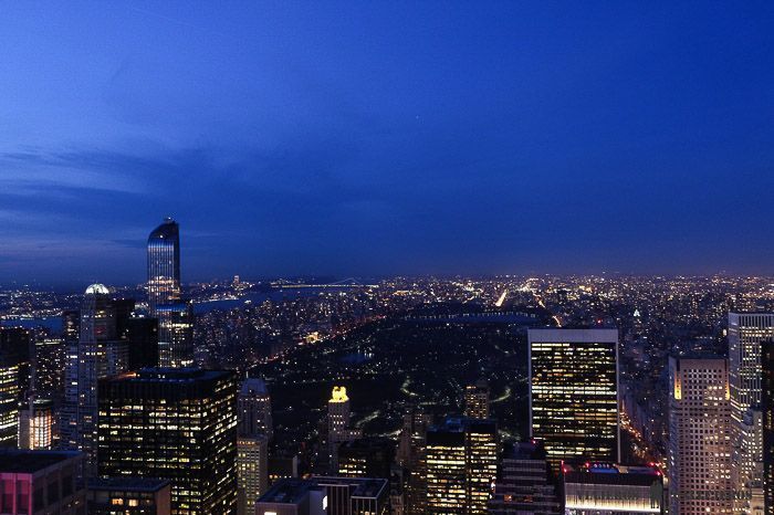 Central Park desde el Top of the Rock