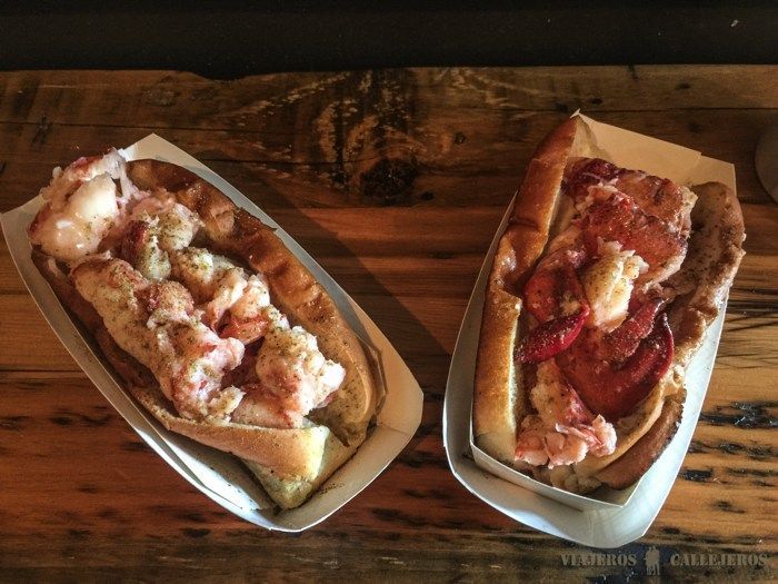 Comiendo en Luke´s Lobster