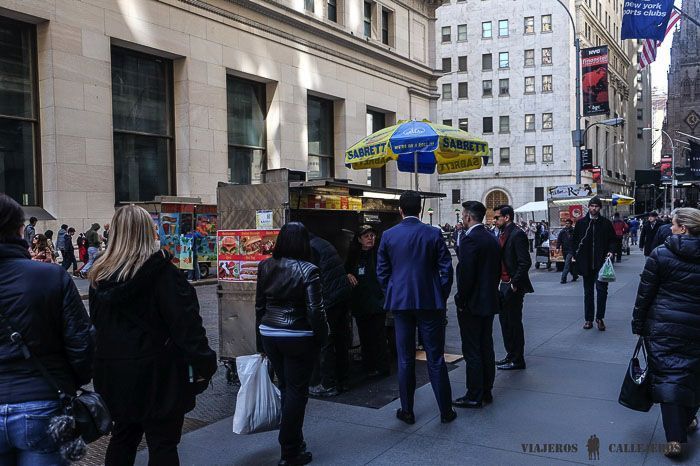 Comiendo en Wall Street
