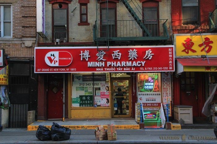 Farmacia en Chinatown