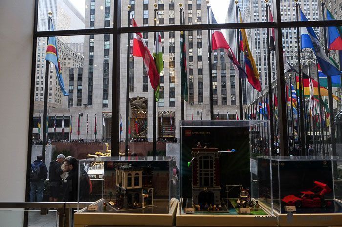 Lego en Rockefeller Plaza