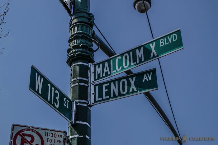 Cárteles de las calles de Harlem