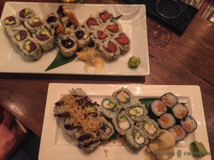 Cenando en Inakaya