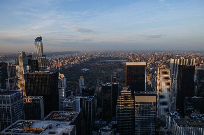 Central Park desde el Top of the Rock