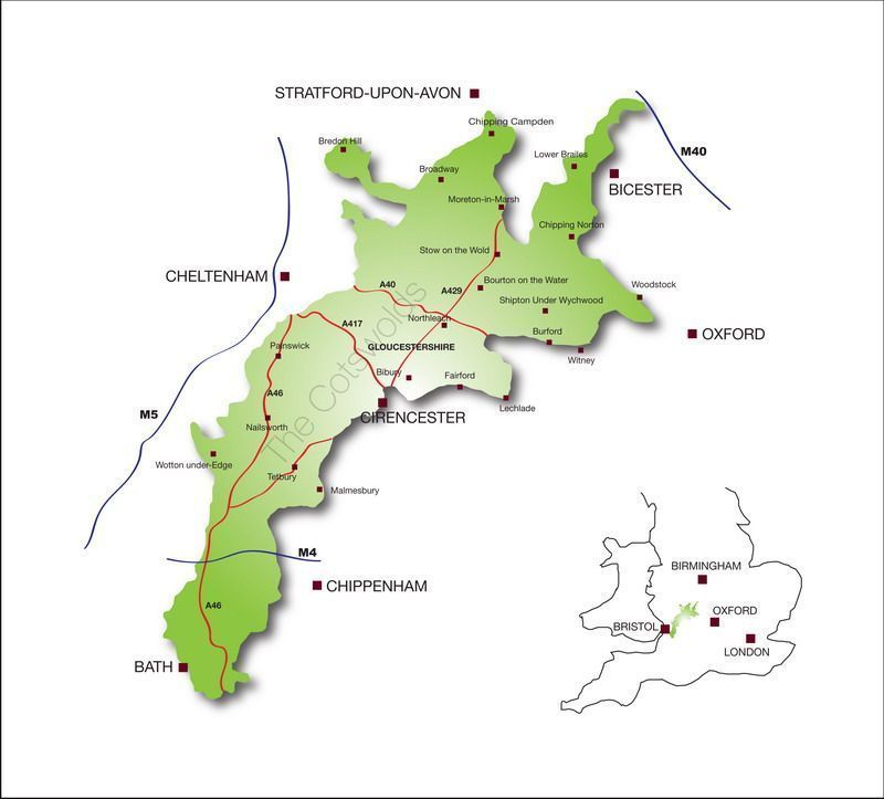 cotswold-mapa