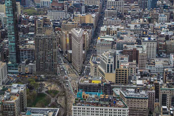 Flatiron Building desde el Empire State