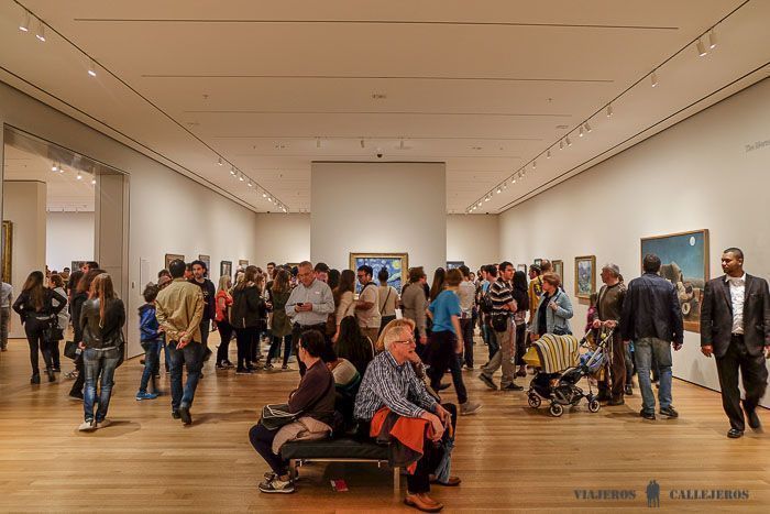 Sala MoMA. Noche estrellada de Van Gogh