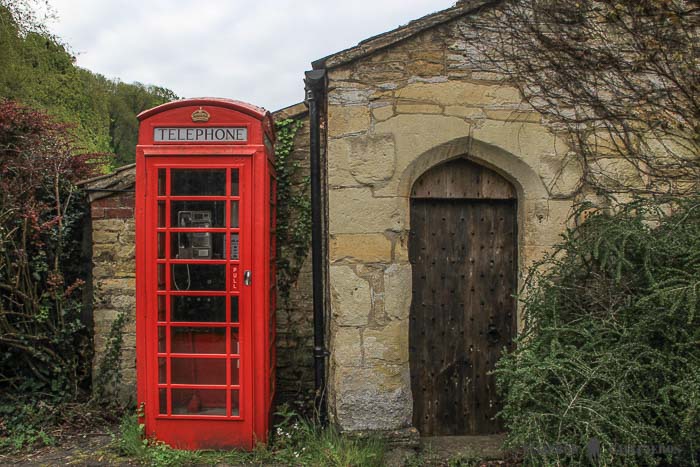 Cabina de teléfono en Castle Combe