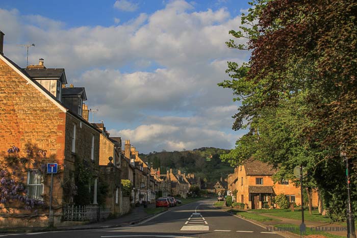 Carretera Broadway. Pueblos de Los Cotswolds