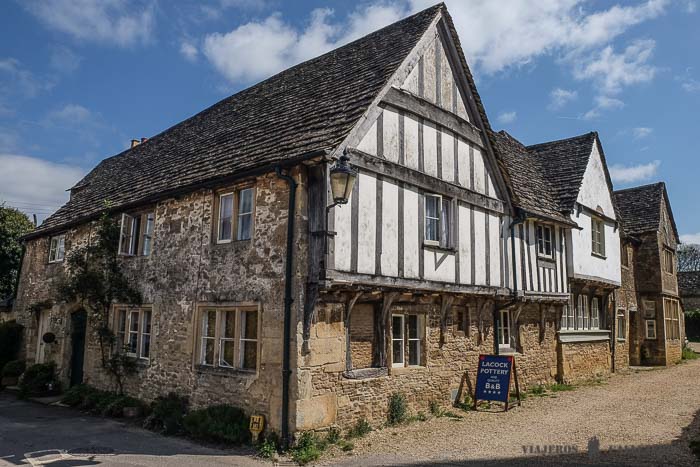 Casas de Lacock. Pueblos de Cotswolds