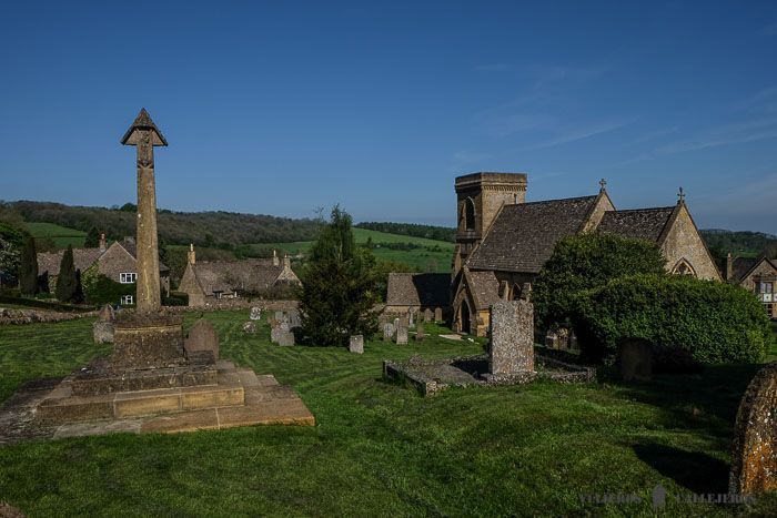 Vistas desde la parte alta de la iglesia de Snowshill