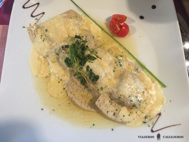 Comiendo en Al Prato en Varenna