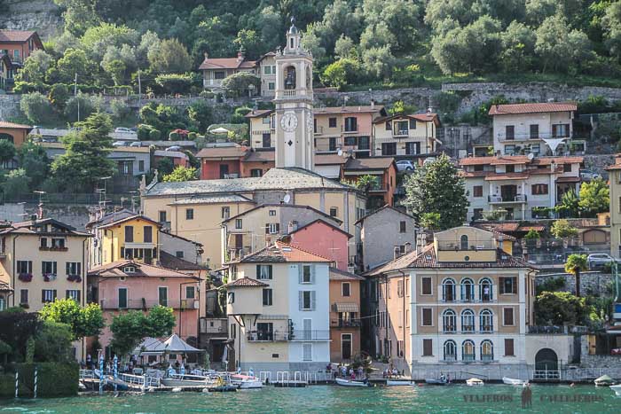 Detalles de un pueblo del Lago Como