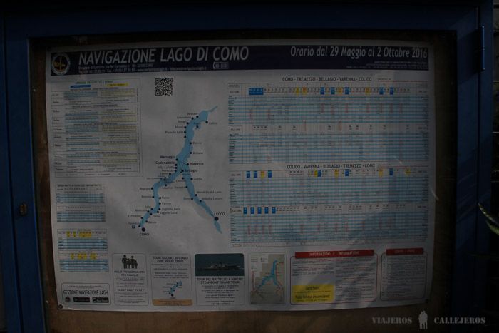 Ruta en barco por el Lago Como