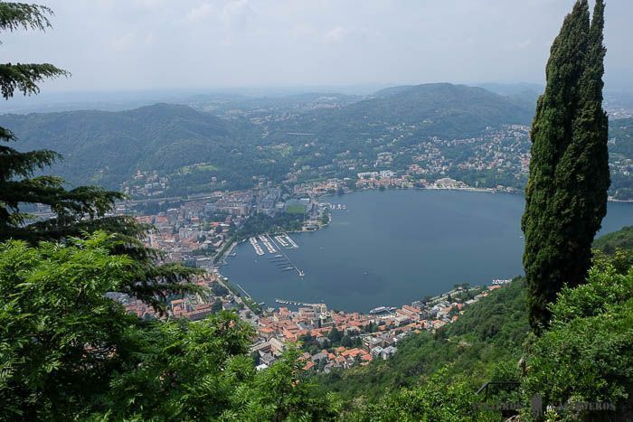 Vistas del Lago Como desde Brunate