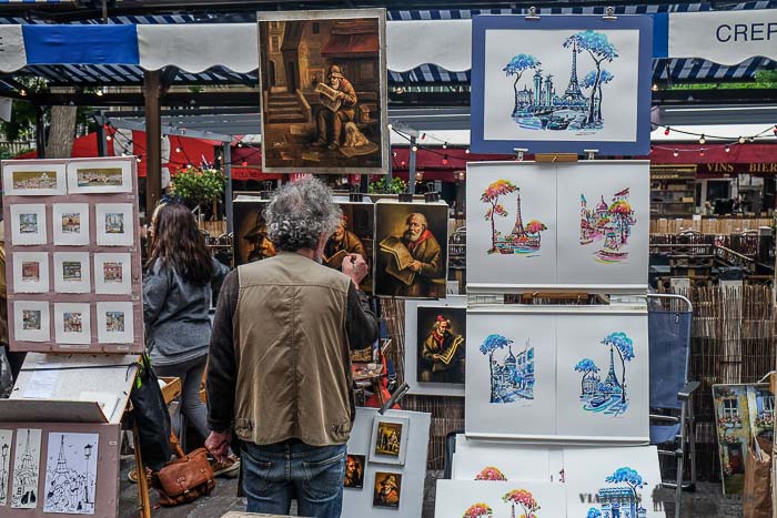 Pintor en Place du Tertre