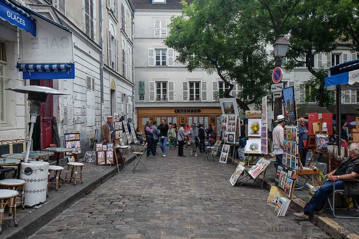 Place du Tertre. Barrio de Montmartre