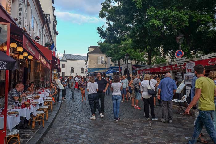 Restaurantes en el barrio de Montmartre
