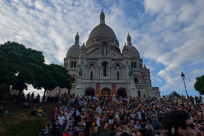 Sacre Coeur. Barrio de Montmartre
