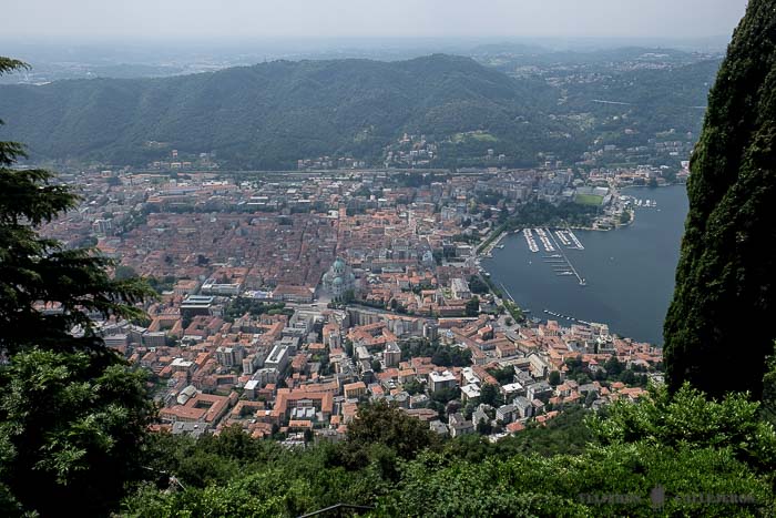 Increíbles vistas de Como desde Brunate