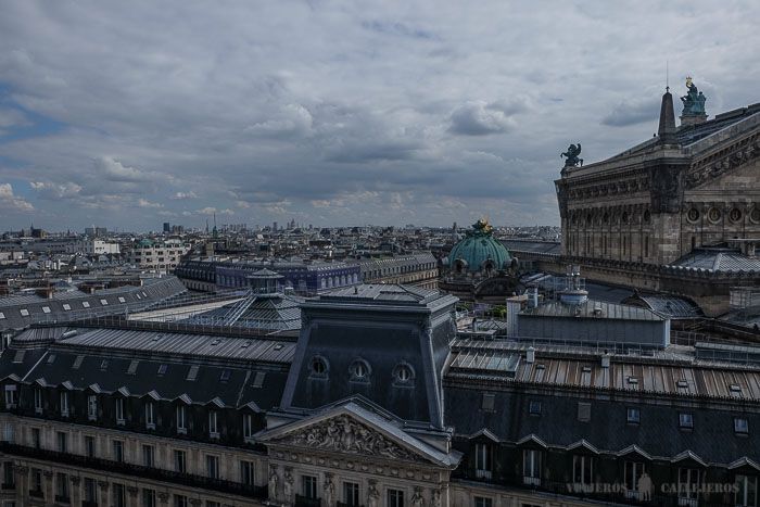 Vistas de París desde Galerías Lafayette