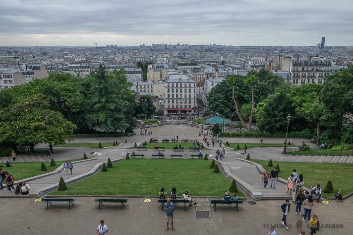 Vistas de Paris desde Sacre Coeur