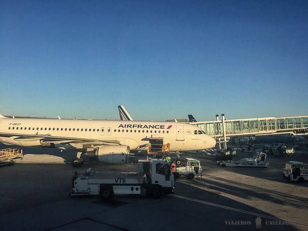 Nuestro vuelo de París a Barcelona