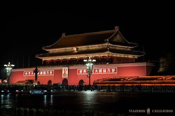 Puerta de Tiananmen, uno de los lugares que ver en Pekín