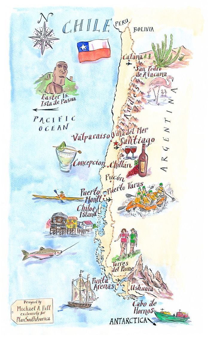 Mapa de Michael A. Hill