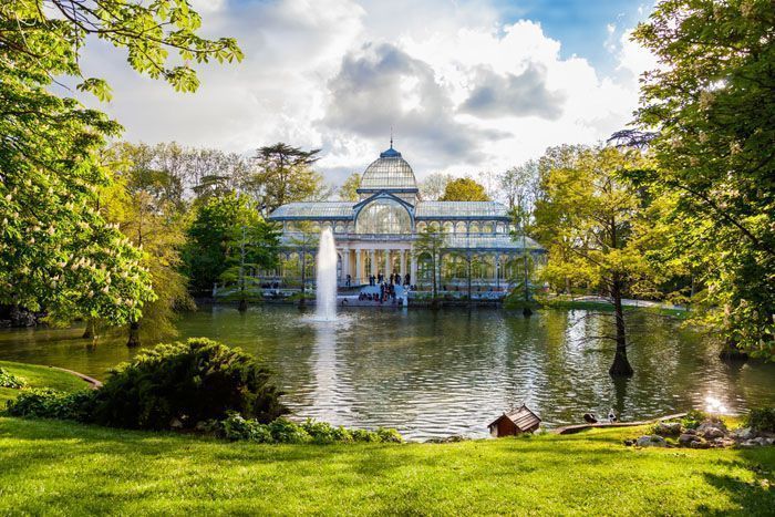 Palacio de Cristal en el Parque del Retiro