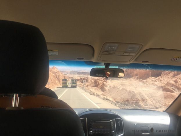 Camino a San Pedro de Atacama